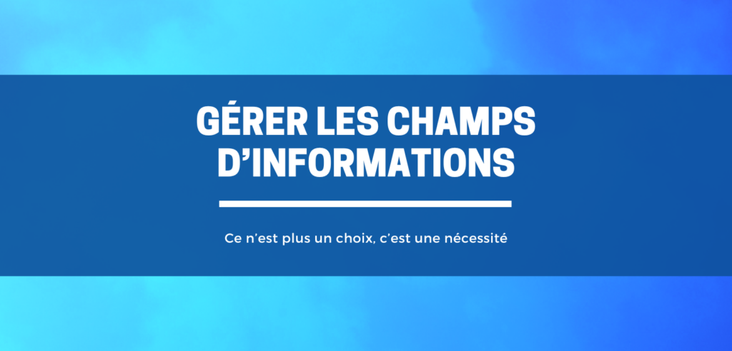 champs d'informations