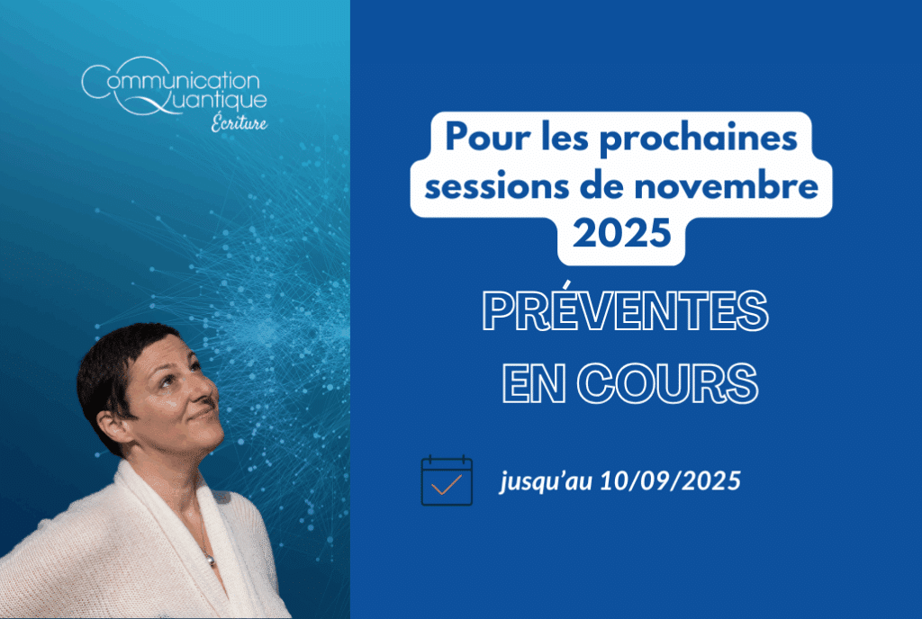 prévente pour la formation Ecriture Quantique