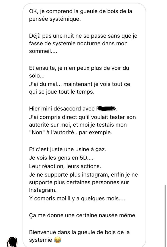 temoignage sys 2022 temoignage systémie 2022