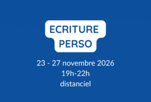eqperso 23-27 Ecriture quantique perso novembre 2026 soiree