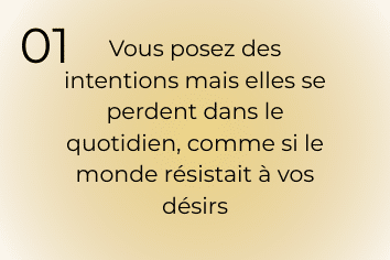 manif1 Vous posez des intentions mais elles se perdent dans le quotidien, comme si le monde résistait à vos désirs